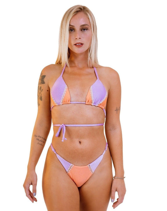 Bikini Crochet Lilac Swimwear bemarbrazil.com 